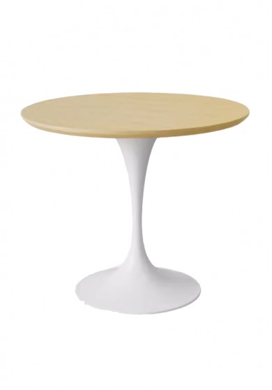 Tulip Round Dining Table Wood Top 100 Dia